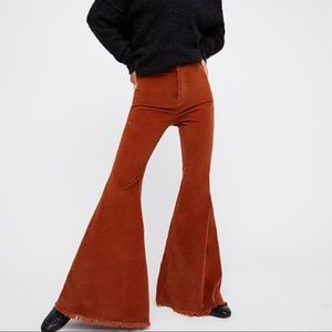 Free People Just Float On Cord Flare size 29